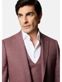 Lancerto Garnitur Monterrey GA073124000013 Bordowy Slim Fit