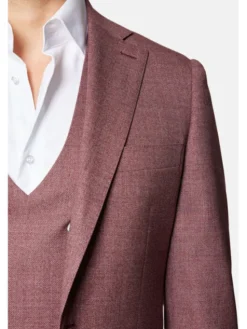 Lancerto Garnitur Monterrey GA073124000013 Bordowy Slim Fit