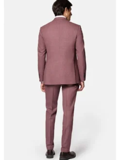 Lancerto Garnitur Monterrey GA073124000013 Bordowy Slim Fit