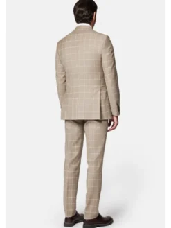 Lancerto Garnitur Neapol GA073124000018 Beżowy Slim Fit
