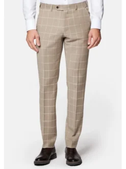 Lancerto Garnitur Neapol GA073124000018 Beżowy Slim Fit