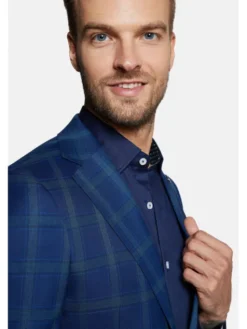 Lancerto Garnitur Orlando GA073123000005 Granatowy Slim Fit