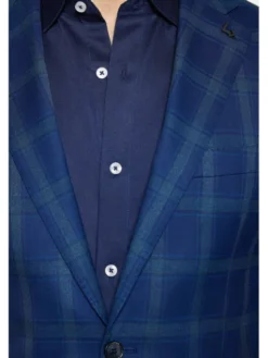 Lancerto Garnitur Orlando GA073123000005 Granatowy Slim Fit