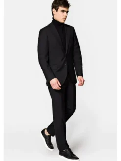 Lancerto Garnitur Seattle GA073123000010 Czarny Slim Fit