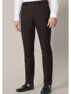 Lancerto Garnitur Segovia GA073126000043 Brązowy Slim Fit