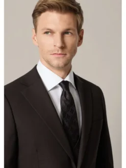 Lancerto Garnitur Segovia GA073126000043 Brązowy Slim Fit