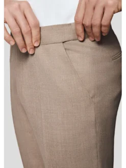 Lancerto Garnitur Varma GA073125000006 Beżowy Slim Fit