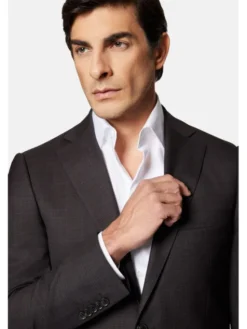 Lancerto Garnitur Veracruz GA073124000017 Brązowy Slim Fit
