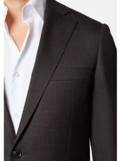 Lancerto Garnitur Veracruz GA073124000017 Brązowy Slim Fit