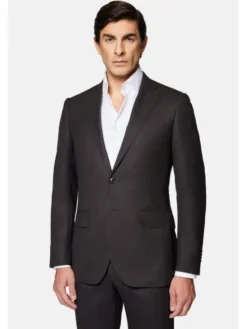 Lancerto Garnitur Veracruz GA073124000017 Brązowy Slim Fit