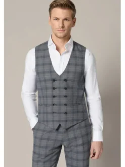 Lancerto Kamizelka Almaden KA073126000006 Szary Regular Fit