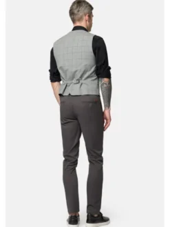 Lancerto Kamizelka Austin KA073123000001 Szary Slim Fit