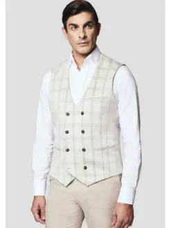 Lancerto Kamizelka Bagheria KA131125000011 Beżowy Slim Fit