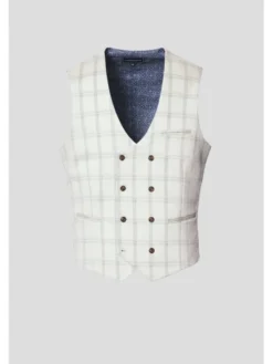 Lancerto Kamizelka Bagheria KA131125000011 Beżowy Slim Fit