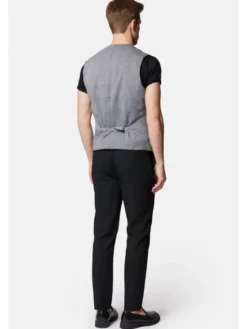 Lancerto Kamizelka Blanco KA131124000006 Szary Slim Fit