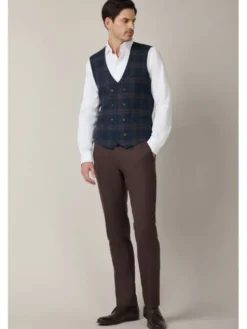 Lancerto Kamizelka Bolcena KA131225000012 Granatowy Slim Fit