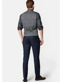 Lancerto Kamizelka Boltby KA131223000007 Szary Slim Fit