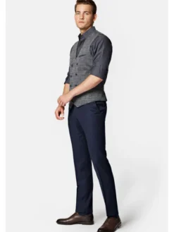 Lancerto Kamizelka Boltby KA131223000007 Szary Slim Fit