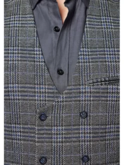 Lancerto Kamizelka Boltby KA131223000007 Szary Slim Fit