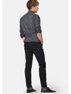 Lancerto Kamizelka Burnley KA131223000008 Szary Slim Fit