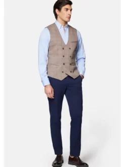 Lancerto Kamizelka Comporta KA131124000004 Beżowy Slim Fit