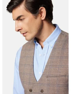Lancerto Kamizelka Comporta KA131124000004 Beżowy Slim Fit