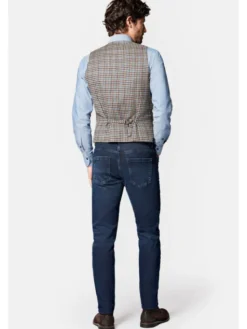 Lancerto Kamizelka Flora 2 KA099222000001 Brązowy Slim Fit