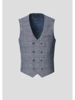 Lancerto Kamizelka Fonni KA131125000006 Szary Slim Fit
