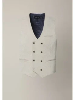 Lancerto Kamizelka garniturowa Montefalco KA131126000002 Beżowy Slim Fit