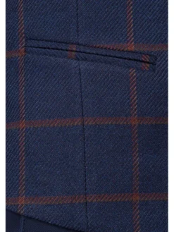 Lancerto Kamizelka KA131223000002 Granatowy Slim Fit
