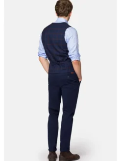 Lancerto Kamizelka KA131223000002 Granatowy Slim Fit