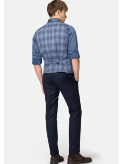 Lancerto Kamizelka Lambley KA131223000012 Niebieski Slim Fit