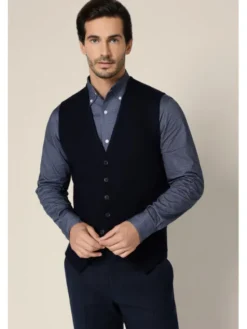Lancerto Kamizelka Lior SW073225000091 Granatowy Regular Fit