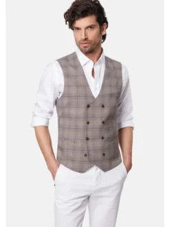 Lancerto Kamizelka Roswell KA131124000003 Beżowy Slim Fit