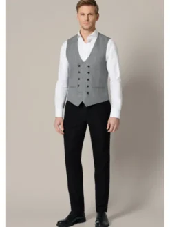 Lancerto Kamizelka Vilano KA073126000008 Szary Regular Fit