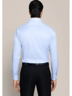 Lancerto Koszula Adelisa KO073226000008 Niebieski Slim Fit