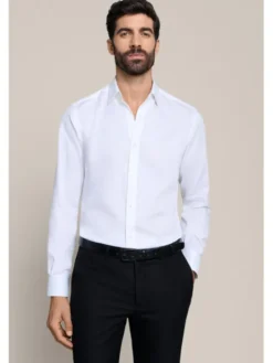 Lancerto Koszula Armida Biała KO073226000003 Biały Slim Fit