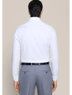 Lancerto Koszula Belisaria KO073226000001 Biały Slim Fit