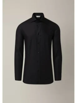 Lancerto Koszula Belisaria KO073226000002 Czarny Slim Fit