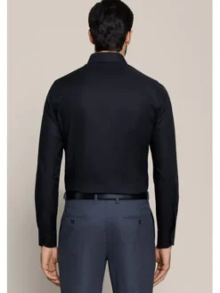 Lancerto Koszula Belisaria KO073226000002 Czarny Slim Fit