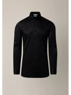 Lancerto Koszula Blackstone KO073226000009 Czarny Slim Fit