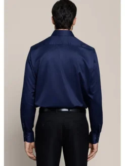 Lancerto Koszula Gaia KO073226000015 Granatowy Regular Fit