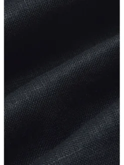 Lancerto Koszula Koszula Czarna z Lnem Berit KO073125000005 Czarny Slim Fit