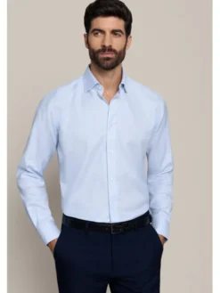 Lancerto Koszula Livia KO073226000013 Niebieski Regular Fit