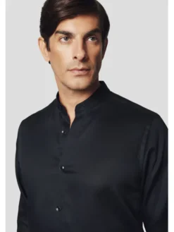 Lancerto Koszula Nuria KO073224000003 Czarny Slim Fit