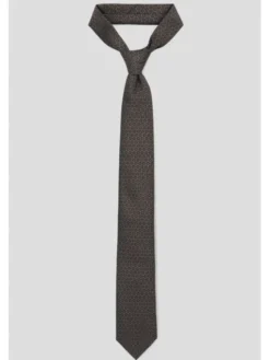 Lancerto Krawat KR090125000056.BRAZ Brązowy