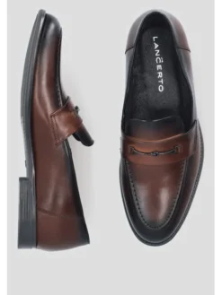 Lancerto Loafersy Roxbury BT104124000026 Brązowy
