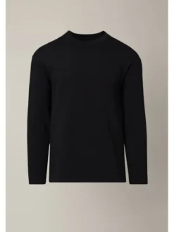 Lancerto Longsleeve Loreto Czarna TS073126000009 Czarny Regular Fit