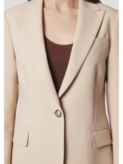 Lancerto Marynarka Albana MA073125000004 Beżowy Slim Fit