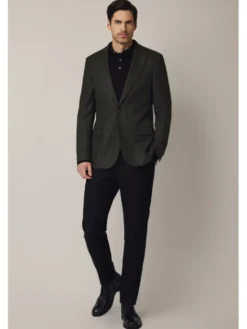 Lancerto Marynarka Albori MA073225000009 Zielony Slim Fit